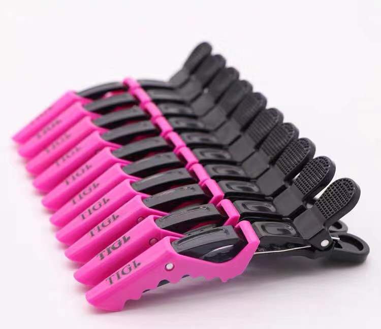 30Pcs/pack Plastic Hair Clip Hairdressing Clamps Claw Hair Section Clips Grip Cutting Barbers For Salon Hair Styling Accessories
