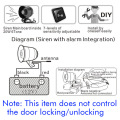 M810-8115 Universal Remote Control Car Alarm Anti-theft Device Auto Accessory Remote Control Car Alarm Anti-theft Device Auto Ac