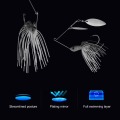 Goture 1PC ELFIN A+ Quality Fishing Lure Spinnerbait 20G/24G High Speed Willow Blades Metal Lead Head Spinner Spoon Bait