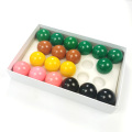 Jassinry 2pcs single ball 52.5mm Resin Snooker Balls colorful Pool snooker Table balls Billiards Accessories