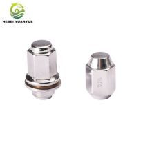 Stainless steel wheel hub nuts for automobiles