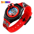 New 2021 Creative Cartoon SKMEI Brand Kids's Watches Fashion Digit Watch Electronic Children Wristwatch for Student Boy Child