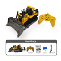 1:16 Remote Control Truck 8CH RC Bulldozer Machine on Control Car Toys for Boys HUINA 1569 Hobby Engineering Car Christmas Gifts