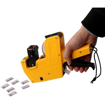 MX-5500 8 Digits EOS Handheld Price Tag Gun with 50 White Labels and 1 Ink Labels Machine Kit