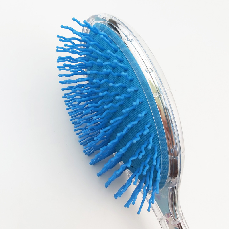 Cartoon Cute Unicorn Animal Sequins Anti-static Hair Brush Massage Comb Shower Wet Detangle Hair Brush Salon Hair Styling Tools