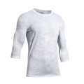 Outdoor quick-drying sports T-shirt long sleeve men's summer loose jacquard mesh breathable running jogging Bottom sportswear