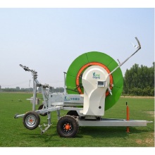 A sprinkler irrigation machine with high uniformity of irrigation, long service life, and automatic control Aquajet ll 85-330TW