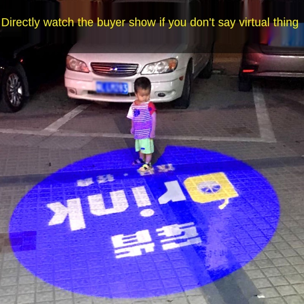 Outdoor Waterproof LED Projector Advertising Light Ground Door Head Outdoor HD Rotating Sign Pattern Logo Projection Lamp