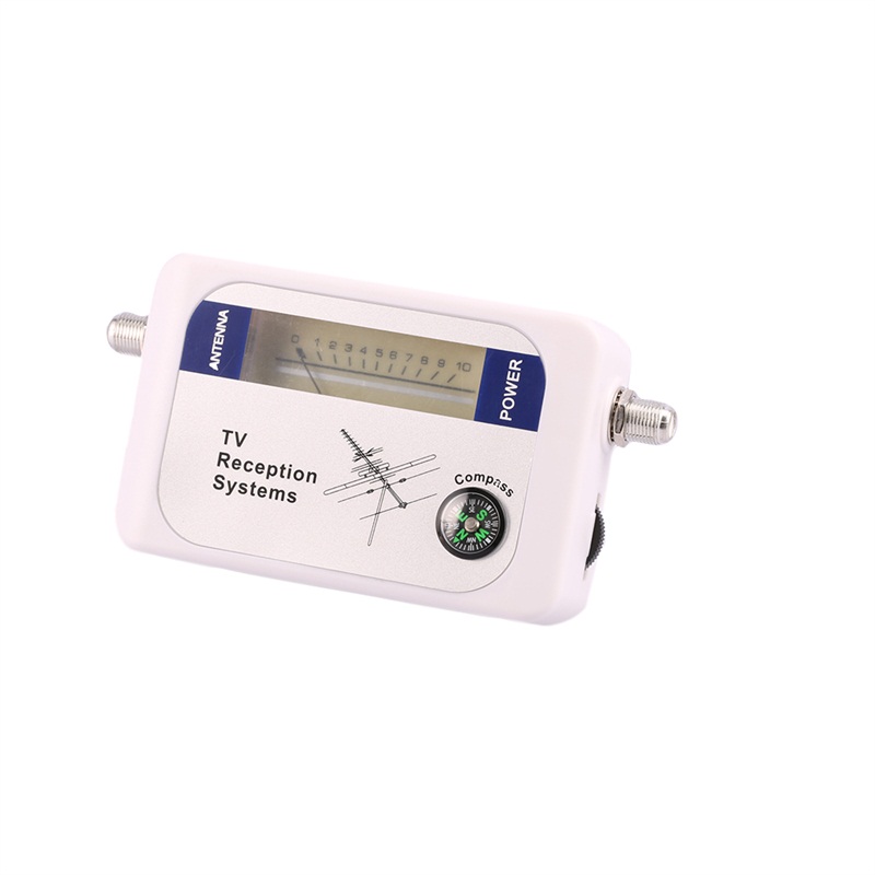 Displaying SCLS DVB-T Finder Digital Aerial Terrestrial TV Antenna Signal Strength Meter White