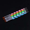 Nail Point Drill Pen Dotting Tools Nail Art Painting Pen Nails Accessoires Set 5Pcs/lot