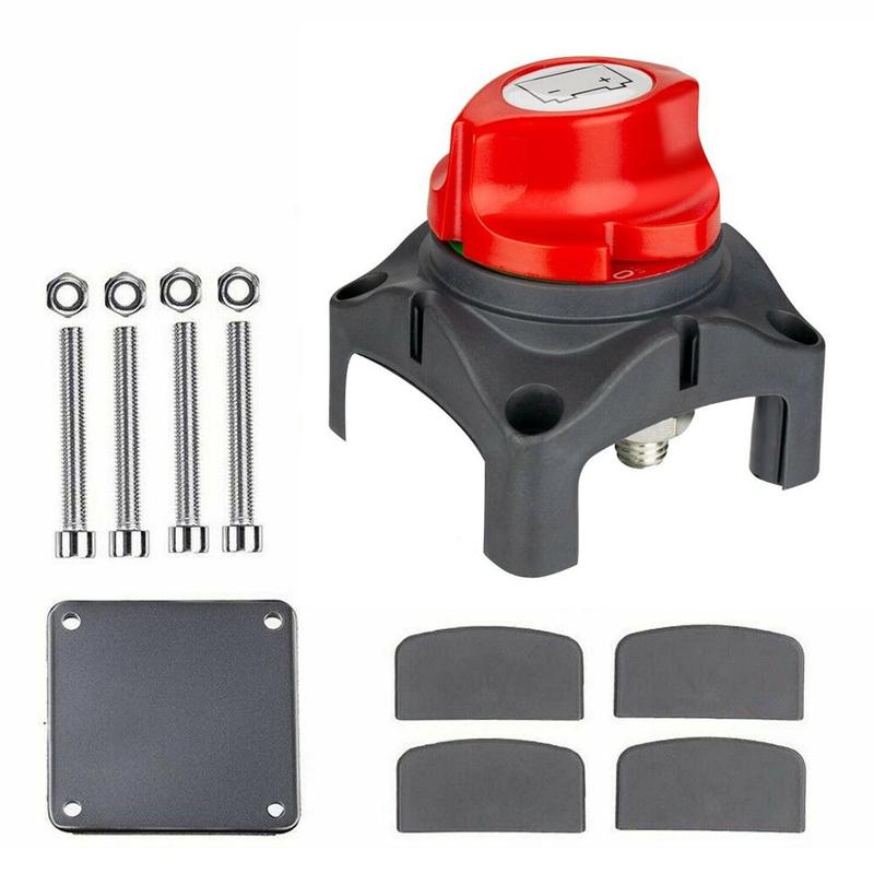 Fit For Car/Vehicle/RV/Boat/Marine 20 Battery Power Off Switch 12-60V Kill Switch Isolator 3 Cut Master Position Disconnect P1Z9