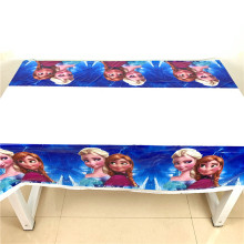 Party Supplies 1pcs Frozen Theme 108*180cm Tablecloth Kid Birthday Party Decoration Princess Elsa Disposable Table Cover Supply