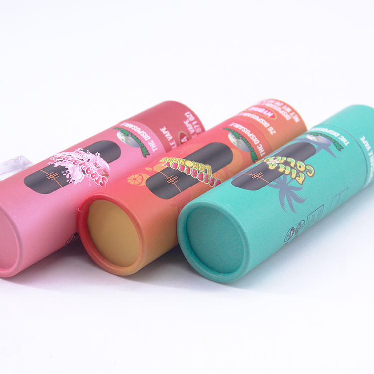 luxury custom logo recycle paper tube custom design packaging paper tubes for lipstik