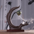 Backflow Incense Burner Buddhism Home Aromatherapy Stick Incense Holder Burner for Teahouse
