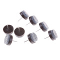 8Pcs Chair Feet Legs gaskets Glides Skid Tile Felt Pad Floor Nail Protector 20mm 24 mm Round No-noise Furniture Table
