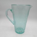 hand made bubble glass pitcher glass tumbler set