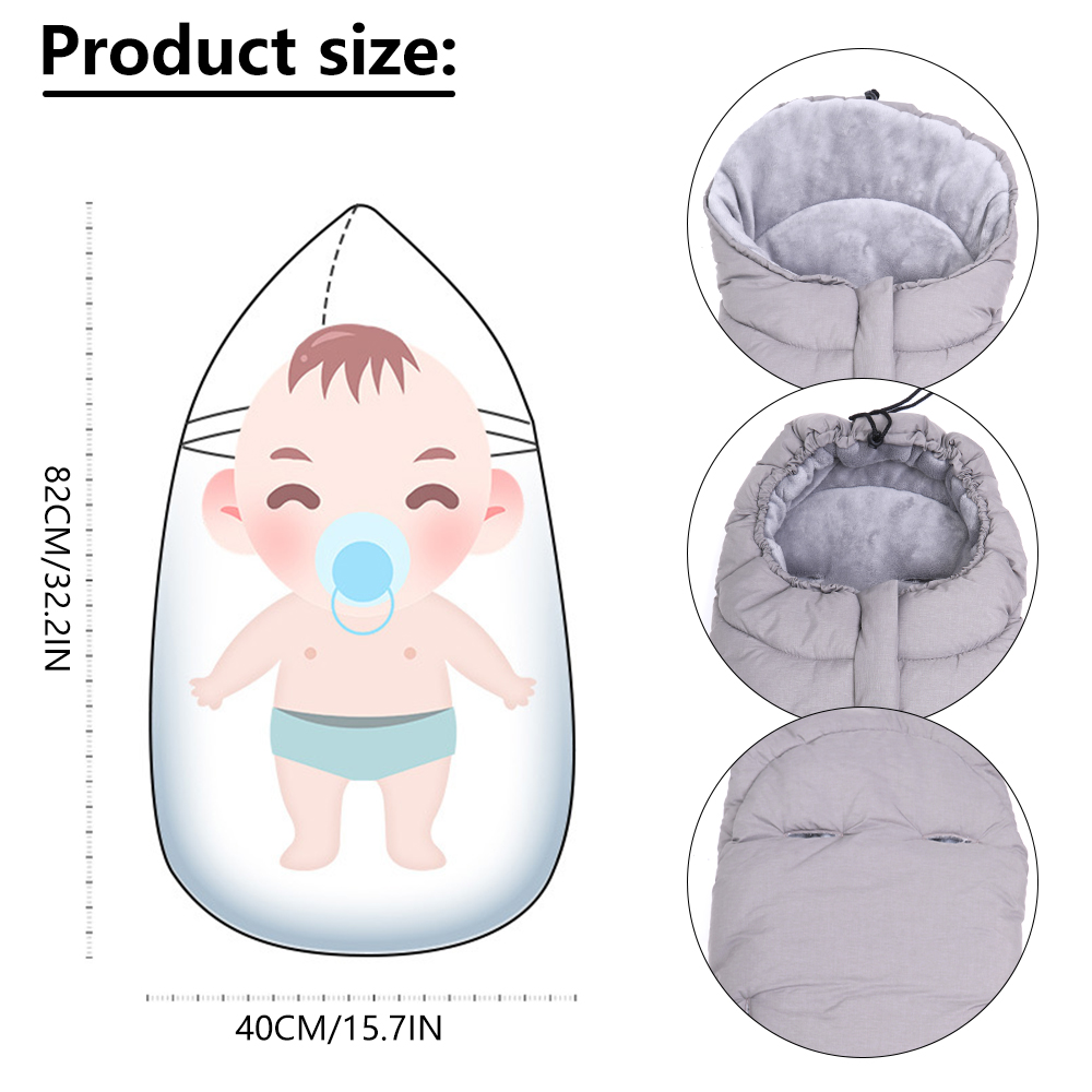 Infant Extract Envelope Newborn Baby Sleeping Bag For Baby Stroller Sleepsacks Footmuff Winter Warm Outdoor Baby Cocoon 0-12M