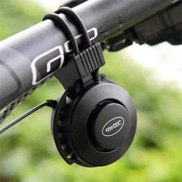 TWOOC Aluminium Bicycle Chargable Electronic Bell For Safety Cycling Bicycle Waterproof Handlebar Ring Horn MTB Road Bike Alarm