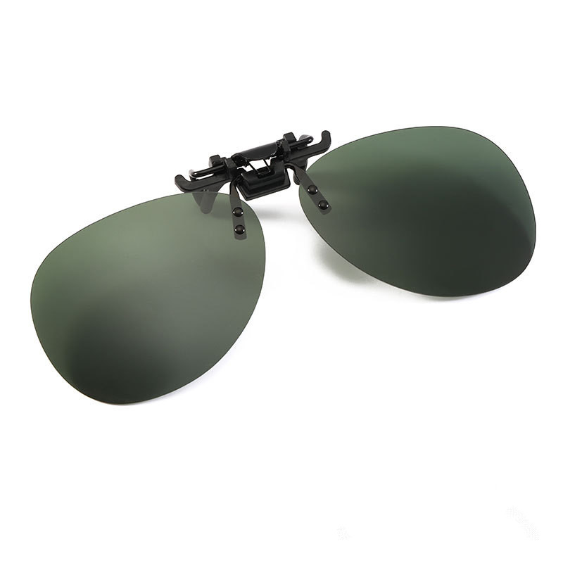 Detachable Night Vision Lens Driving Metal Polarized Clip On Glasses Sunglasses Car Driver Goggles