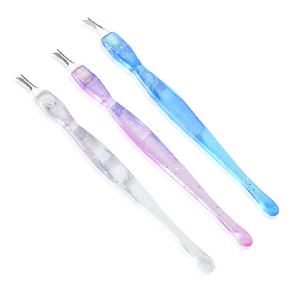 HOT 12Pcs High Quality Manicure Nail Tool Cuticle pusher Dead Skin Fork Trimmer Peeling Knife Cuticle Remover Nail Art Tool