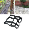DIY Home Garden Tools 36*36cm Garden Path Maker Mold Irregular Model Concrete Stepping Stone Cement Mould Brick