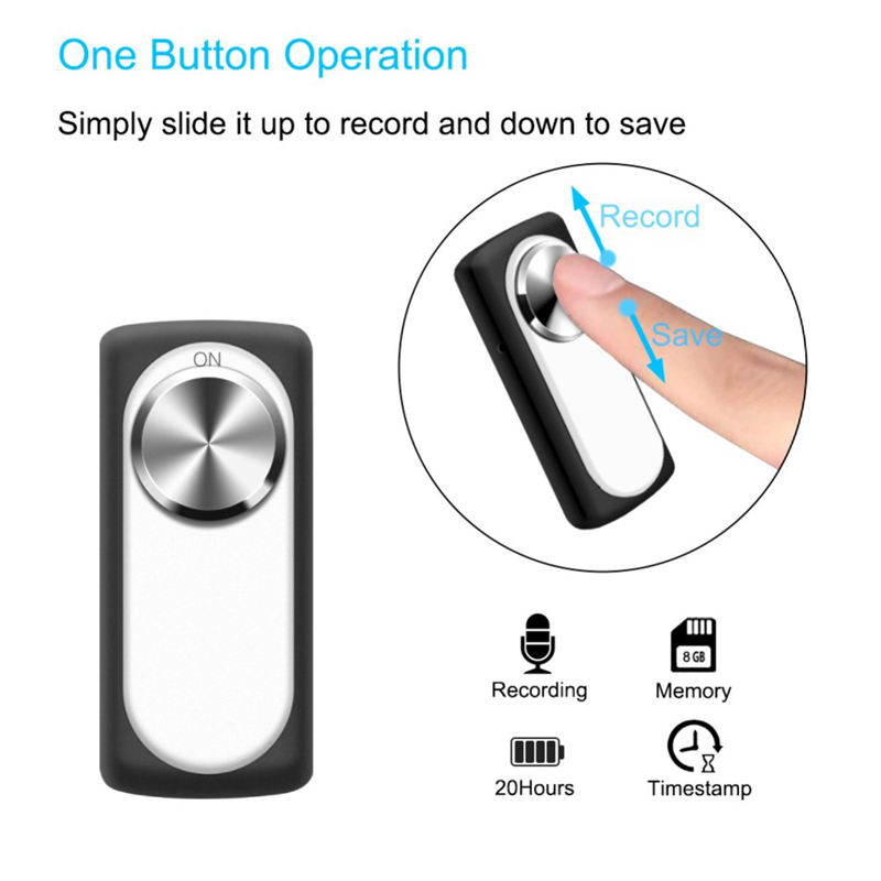 Small Voice Activated Digital o Voice Recorder Recording 8Gb Micro-Type Mini Recorders Dictaphone