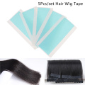 5 Sheets 12pcs Hair Tape Adhesive Glue Double Side Tape Waterproof For Lace Wig Hair Extension Tools 4cm*0.8cm/1cm * 4cm