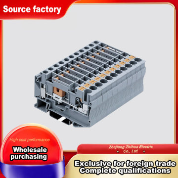 PTU6-T Plug-in Spring Terminal Blocks