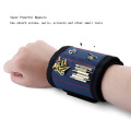 Polyester Magnetic Wristband Portable Tool Bag Electrician Wrist Tool Belt Screws Nails Drill Bits Holder Repair Tools