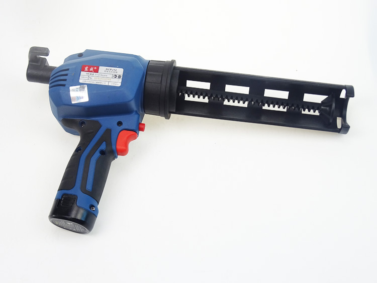 6 Speed Cordless Caulk Gun. Adjustable Speed 12V Cordless Glue Gun. 300ml Glue Gun For Barrel Packaging Glue (2 Set Battery)