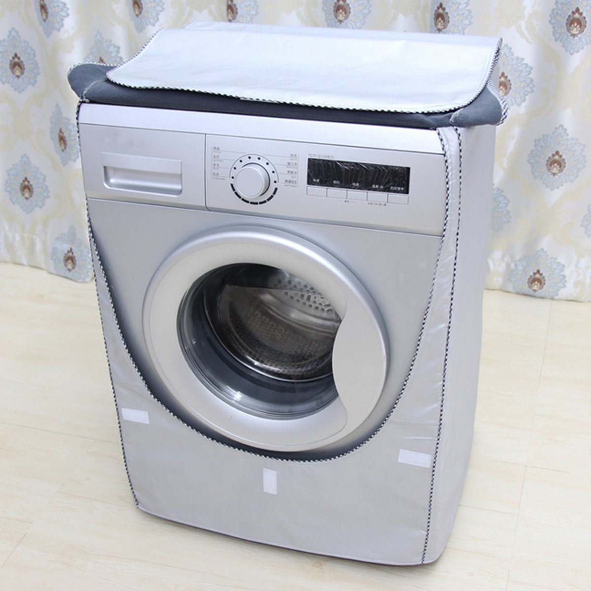 Polyester Waterproof Cover Washer Sunscreen Washing Machine Dryer Household Automatic Roller Machine Silver Dustproof Dust Cover
