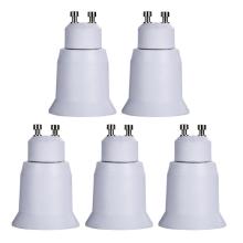 5pcs/set GU10 to E27 LED Bulb Base Adapters Screw Socket LED Light Base Adapter Flame Retardant Lamp Holder Converters