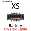 2pcs Battery FPC Connector For iPhone 7 8 Plus XR X XS Max On Mainboard Flex Cable