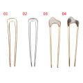 Women Girls Japanese Minimalist Style Metal Alloy U-Shape Conch ShellHair Clip Vintage Hair Sticks Maker Headwear Tool