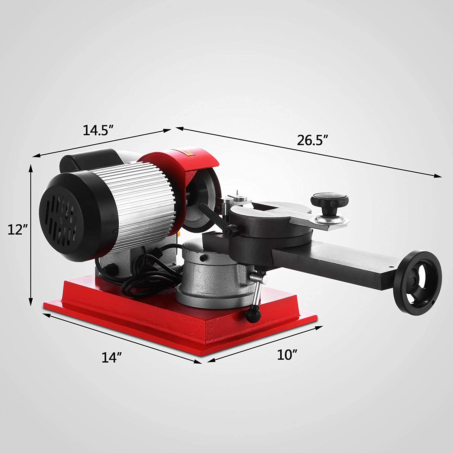 370W Circular Saw Blade Sharpener 2850PRM Rotary Angle High-Performance Mill Grinding Machine 125mm Saw Blade Sharpening Machine