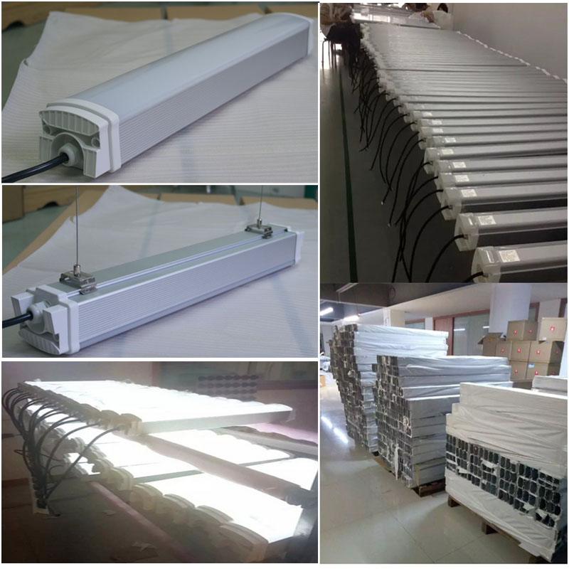 20W 30W 40W 50W 60W 80W 100W 2FT 3FT 4FT 5FT 6FT 8FT IP65 T8 Industrial Tube Light Warehouse Tunnel Batten Lamp IK10 Lighting