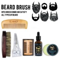 Men Beard Care Kits Beard Wax/Oil/Comb/Brush/Scissor Beard Styling Tools Set For Gift Wholesale
