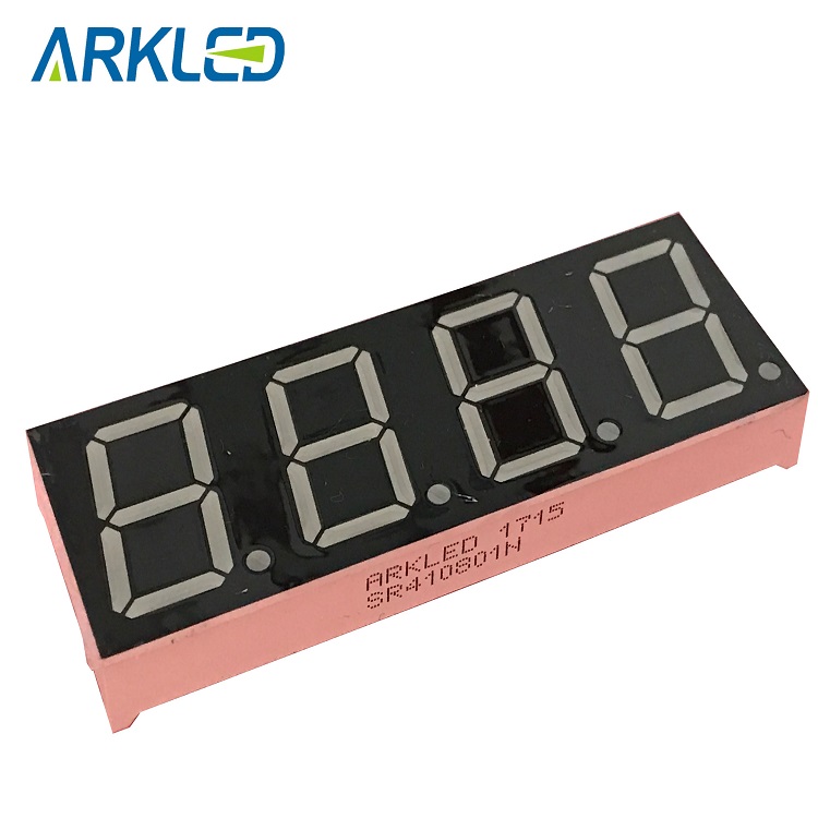 0.8 inch four digits led display YG color