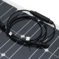 1PCS 18V Flexible Solar Panel 100W For 12V Battery System Charger Kit Mono Motorhomes Boats Cars Roof