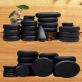Tontin Hot Stone Massage Set Heater Box Relieve Stress Back Pain Health Care Lava Basalt round massage tool Stones for Health