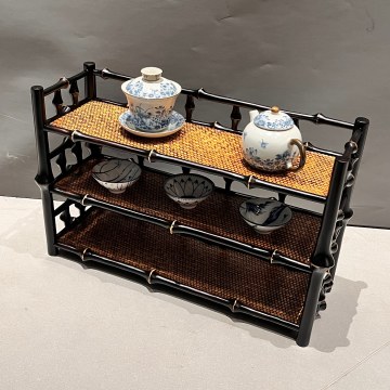 Qiong Bamboo Three Tier Cup Holder