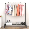 Simple Standing Clothes Rack Drying Hanger Floor Clothes Hanger Rack Storage Shelf Bedroom Furniture