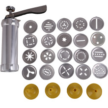 Biscuit Cookie Making Maker Pump Press Machine Cake Decor 20 Moulds+ 4 Nozzles Cookie Tools Cookie moulds