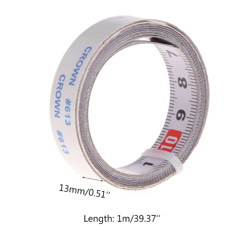 Miter Saw Tape Measure Self Adhesive Metric Steel Ruler Miter Track Stop Tape 1m Right To Left