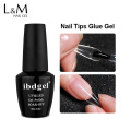 ibdgel Nail Tips Glue Gel 15ml Multifunction Easy Widely Used Nail Gel Glue Base Coat Diamond Stick Glue