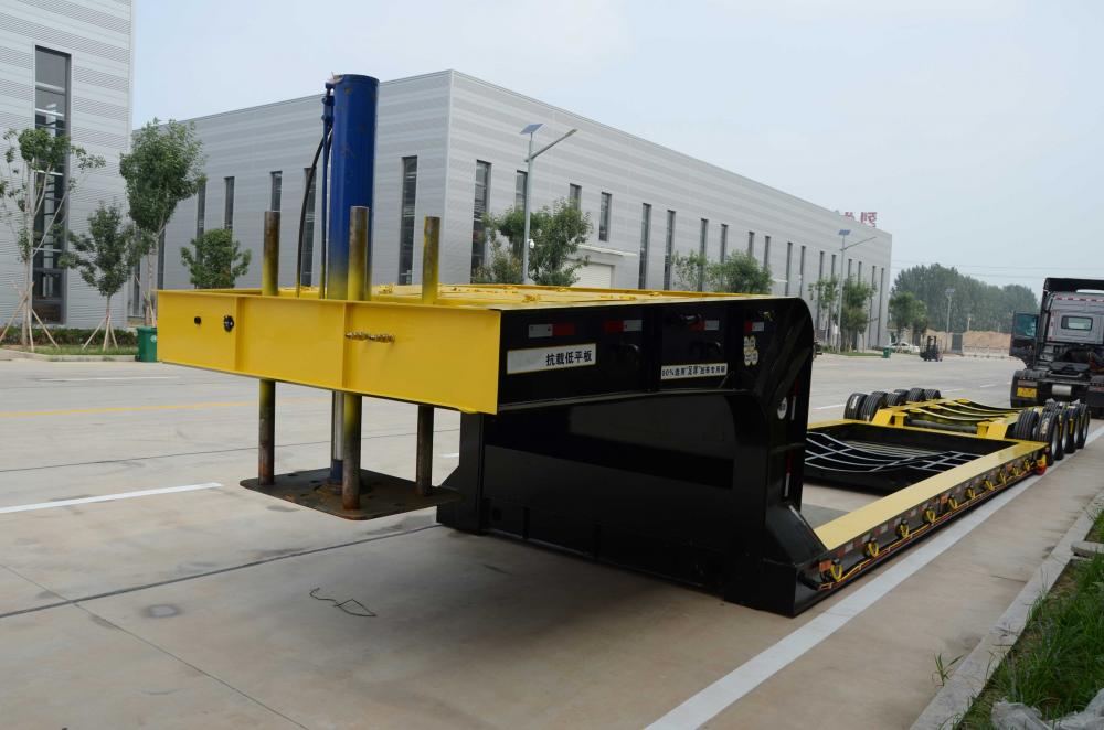 13m heavy machine low bed/lowbed semi trailer