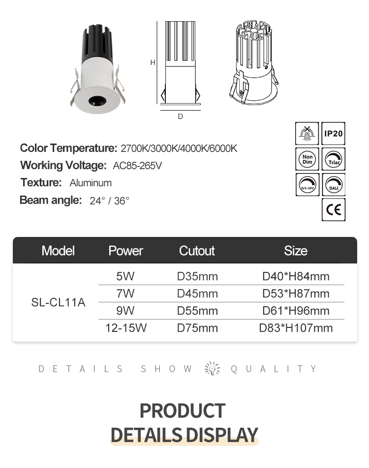 Mini Led Downlight