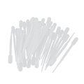 100PCS New Practical 0.2ml Transparent Pipettes Disposable safe Plastic Eye Dropper Transfer Graduated Pipettes Educational Supp