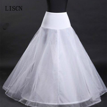 White In Stock Free Shipping Party Fashion Bridal Accessories A Line Petticoats For Wedding Dress Elastic Underskirt Crinoline