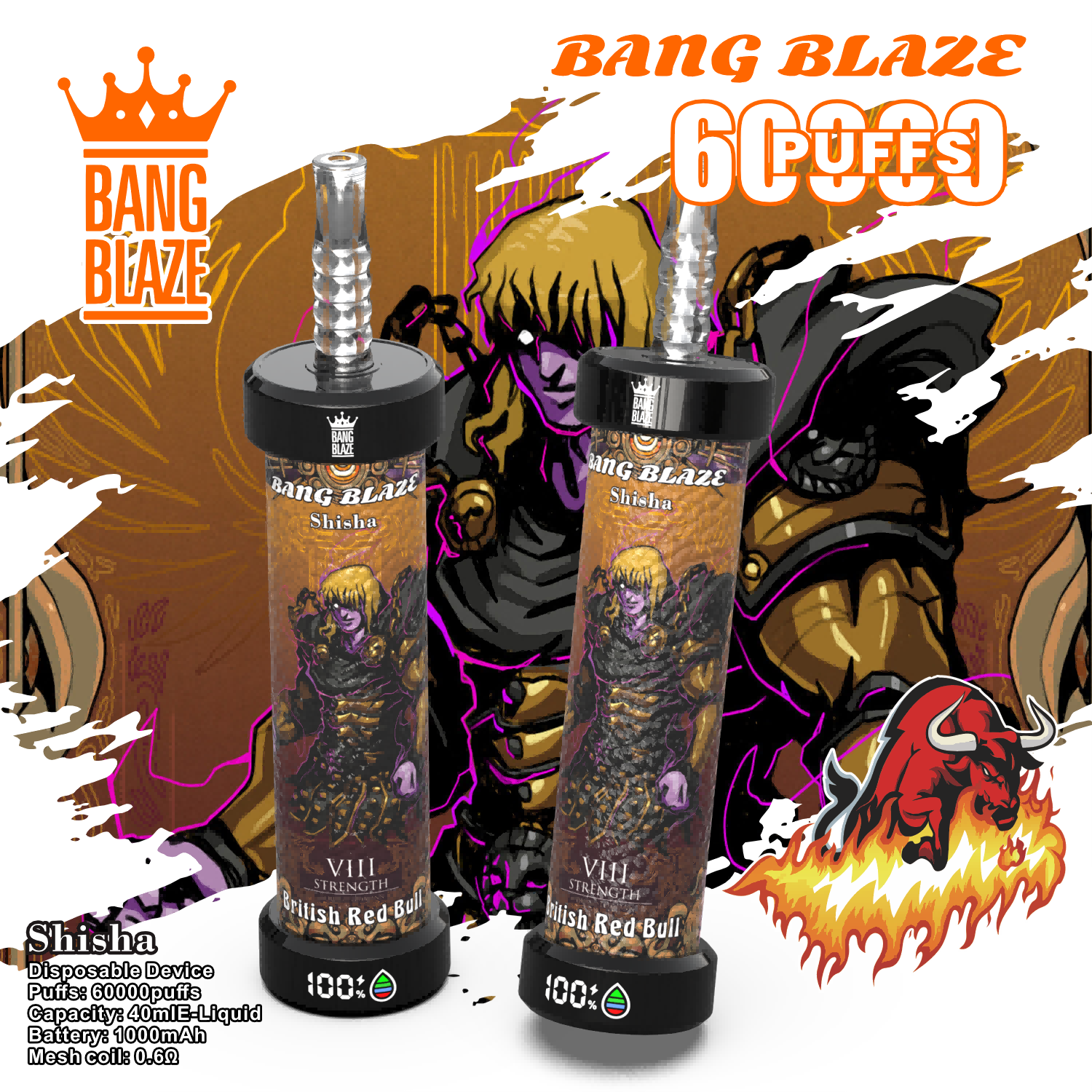 Bang Blaze Shisha 60000 Puffs